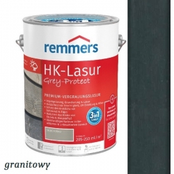HK-Lasur GREY-PROTECT Lazura Marki PREMIUM REMMERS 10 l GRANITOWY*